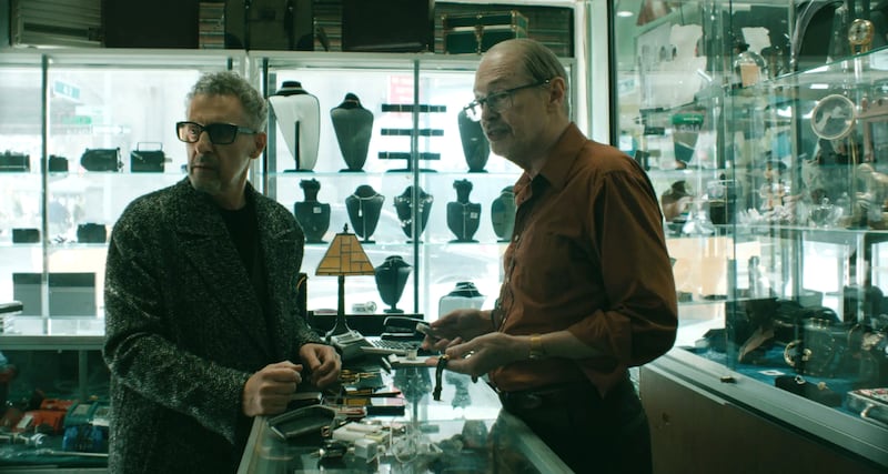 John Turturro and Steve Buscemi in The Only Living Pickpocket in New York.