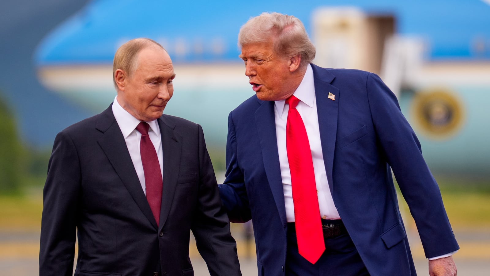 Donald Trump and Vladimir Putin