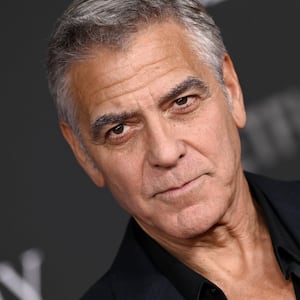 LOS ANGELES, CALIFORNIA - NOVEMBER 11: George Clooney attends the Los Angeles Premiere of Netflix's "Jay Kelly" at The Egyptian Theatre Hollywood on November 11, 2025 in Los Angeles, California. (Photo by Axelle/Bauer-Griffin/FilmMagic)