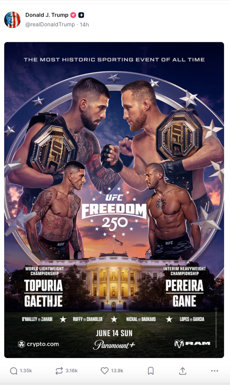 Donald Trump UFC Fight.