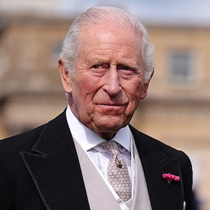 Britain's King Charles attends a Royal Garden Party at Buckingham Palace, London, to celebrate frontline workers from across the United Kingdom and to recognise the dedication and contributions of those who serve their communities through volunteering, supporting charitable causes, and working in emergency services. Picture date: Tuesday May 12, 2026.