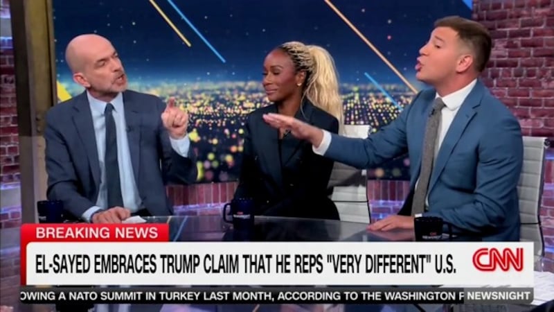 Political strategist Yemisi Egbewole was caught in the middle of the argument.