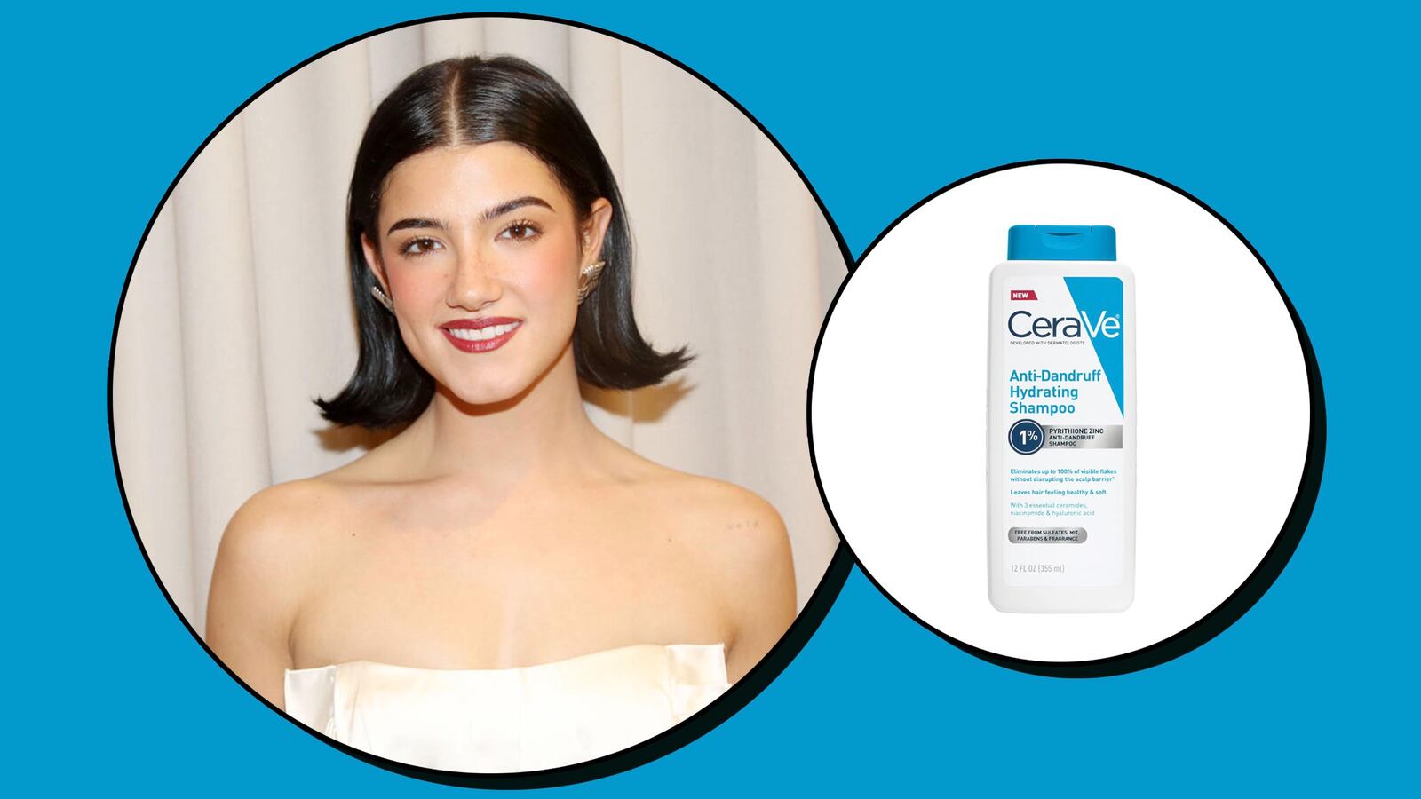 Charli D'Amelio x CeraVe Anti-Dandruff Campaign