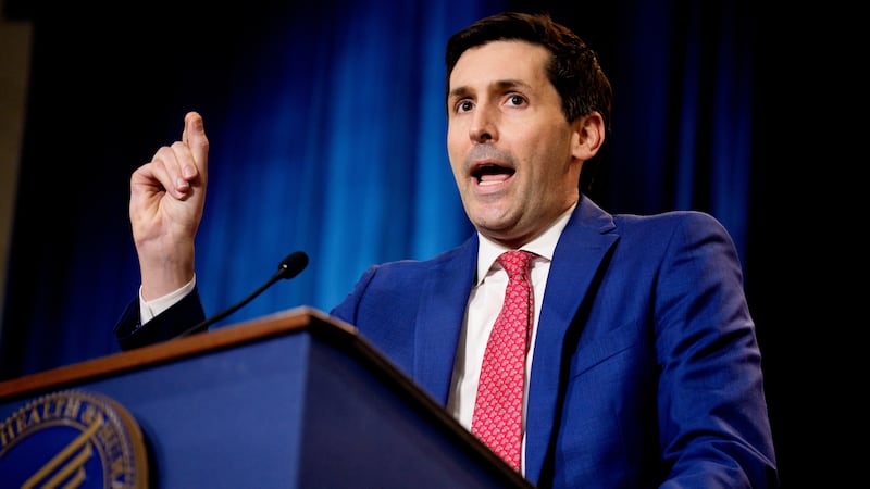 Calley Means at a conference at the Health and Human Services Department in 2025.