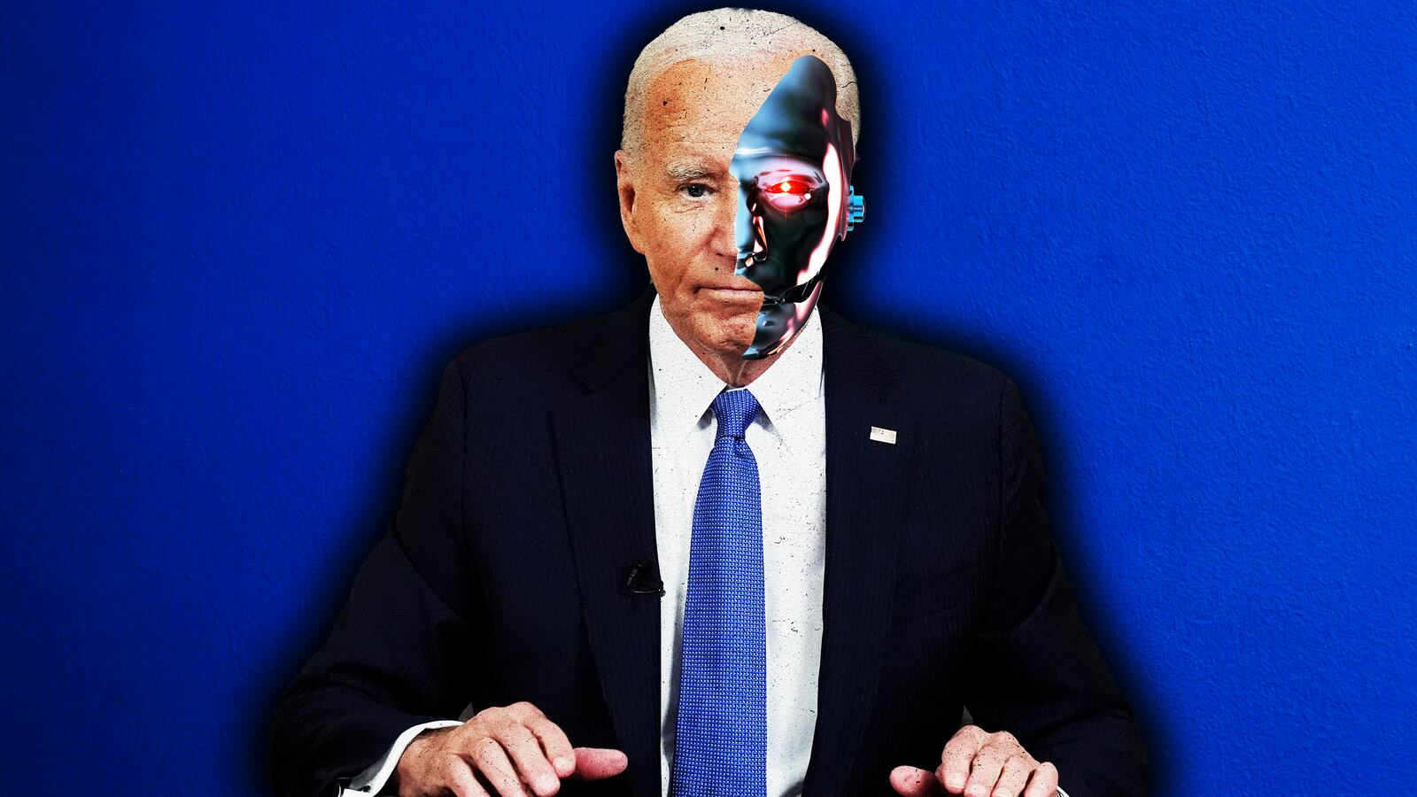 Joe Biden, Robot photo illustration