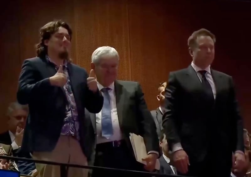 Palmer Luckey, Newt Gingrich, Pete Hegseth