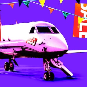 Ice Barbie's plane for sale.
