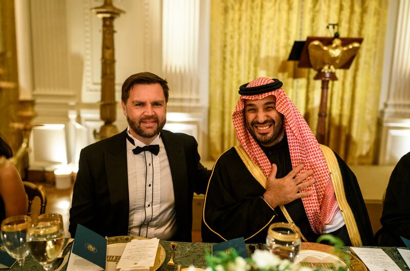JD Vance and MBS at White House