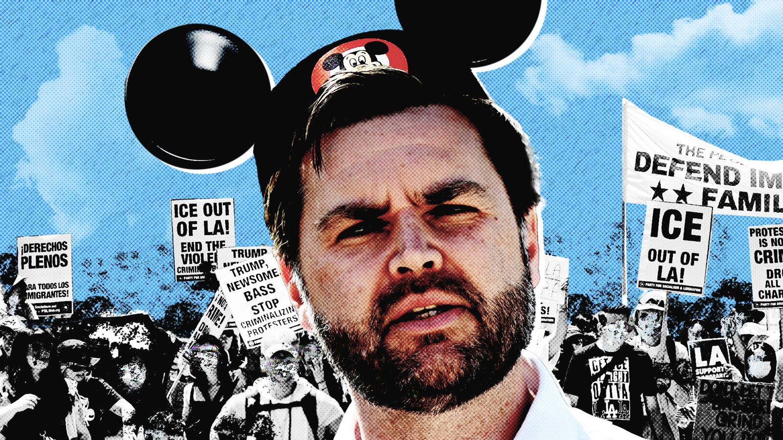 JD Vance gets mocked about Disneyland visit.