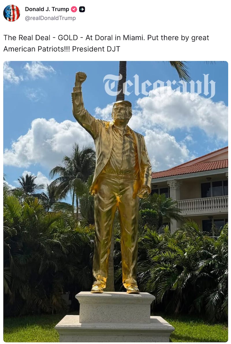 Trump's Thursday morning post.