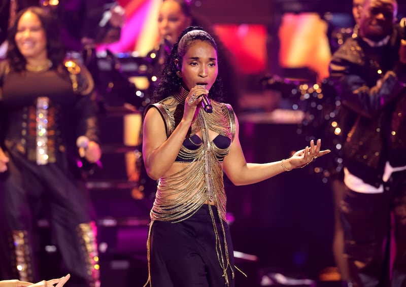 Rozonda "Chilli" Thomas of TLC performs onstage at the 2026 iHeartRadio Music Awards on March 26, 2026, in Los Angeles, California.