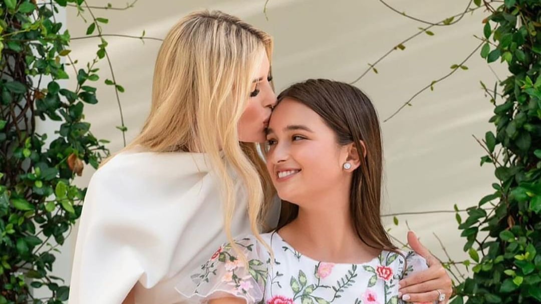 Ivanka Trump poses with her daughter Arabella.
