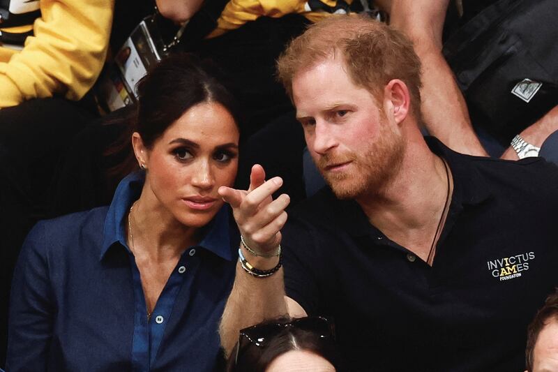 Prince Harry and Meghan Markle, Sept. 15, 2023.