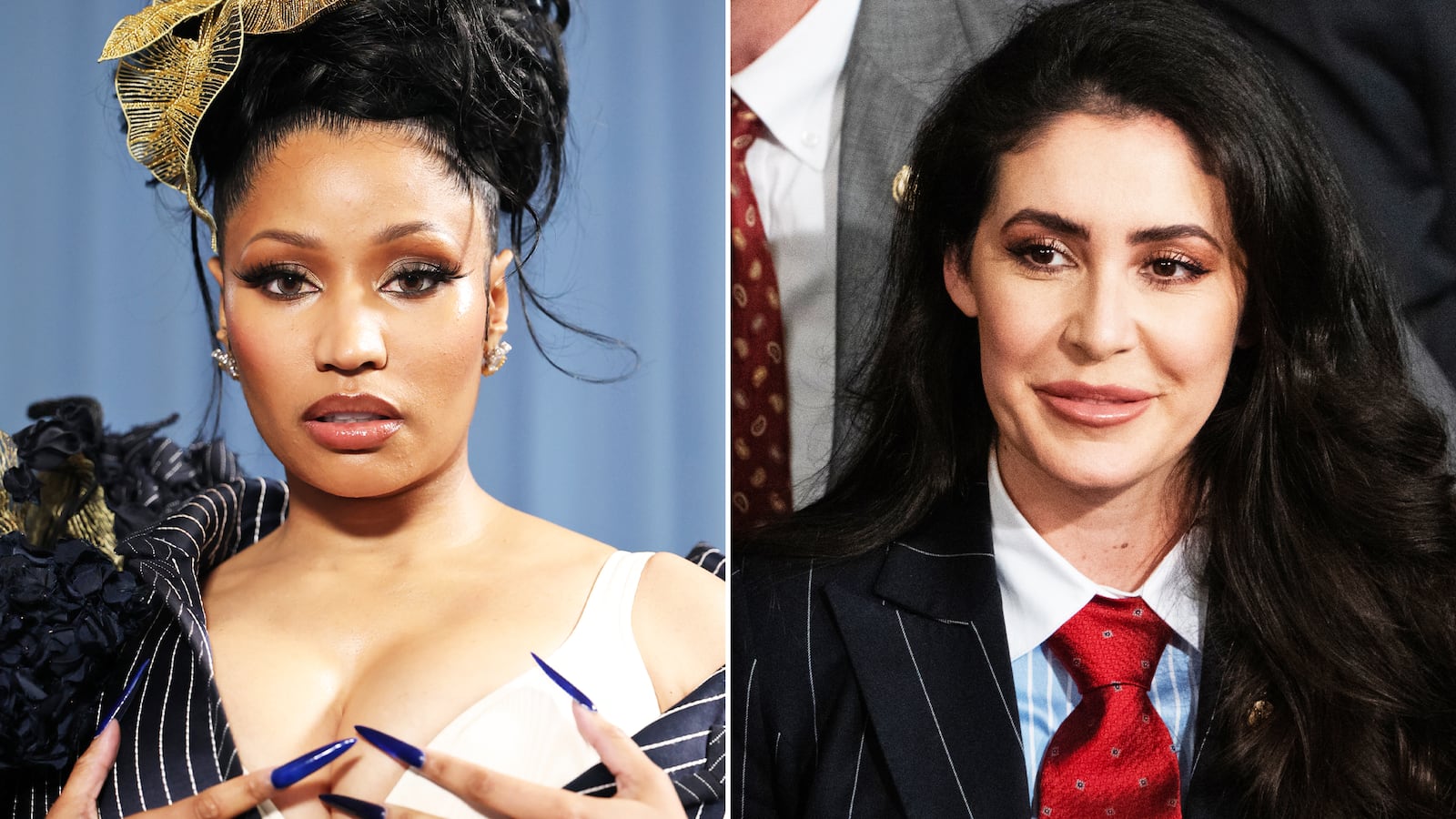 Nicki Minaj and Anna Paulina Luna.