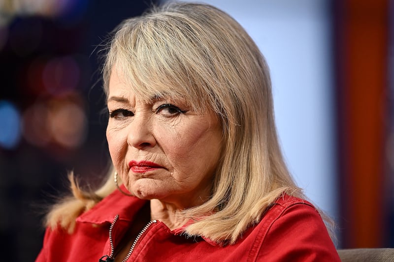 NEW YORK, NEW YORK - FEBRUARY 14: Roseanne Barr, host of FOX Nation’s "Cancel This!," Visits FOX News Channel’s "Gutfeld!" on February 14, 2023 in New York City. (Photo by Steven Ferdman/Getty Images)