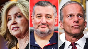 Marsha Blackburn, Ted Cruz and John Thune