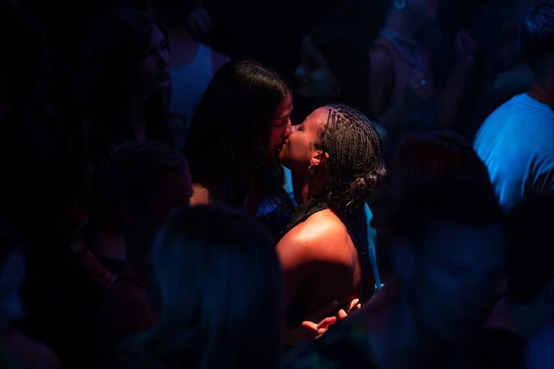 Marisa Abela as Yasmin and My’hala as Harper on “Industry.”