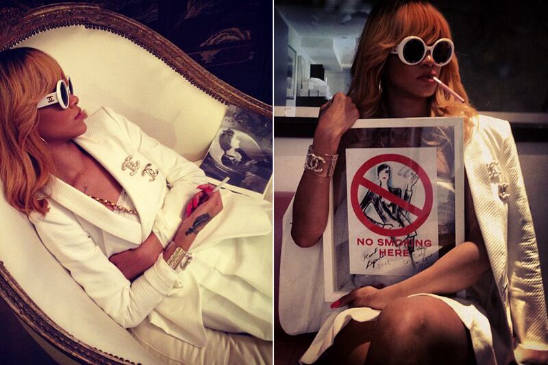articles/2013/06/05/rihanna-visits-coco-chanel-s-paris-apartment-lindsay-vonn-reportedly-drug-tested-at-cfda-s/130605-rihanna-coco-instagram-tease_qxppiu
