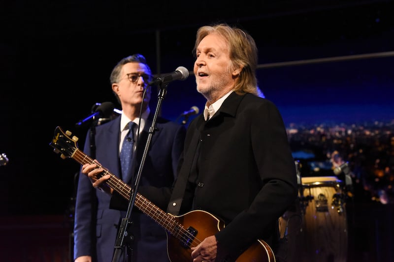 The Late Show with Stephen Colbert and musical guest Paul McCartney