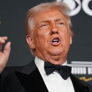 President Donald Trump's name was added to the signage outside the Kennedy Center on December 19.