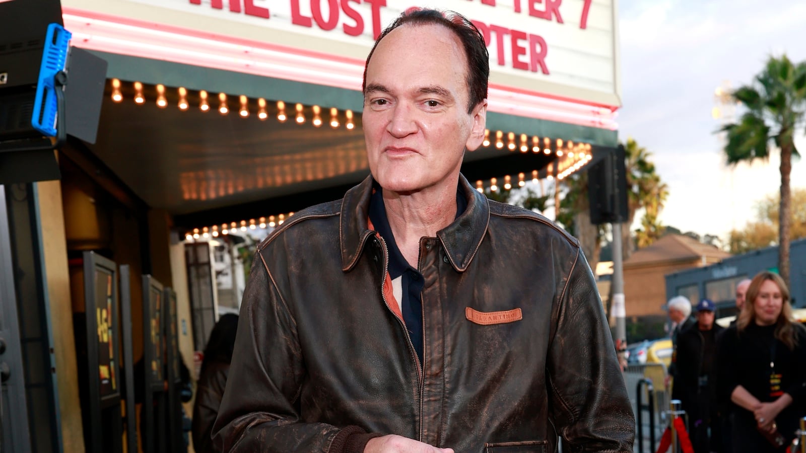 HOLLYWOOD, CALIFORNIA - NOVEMBER 19: Quentin Tarantino attends Fortnite Now Playing, celebrating "The Lost Chapter" on November 19, 2025 at the Vista Theater in Hollywood, California. (Photo by Frazer Harrison/Getty Images for Epic Games)