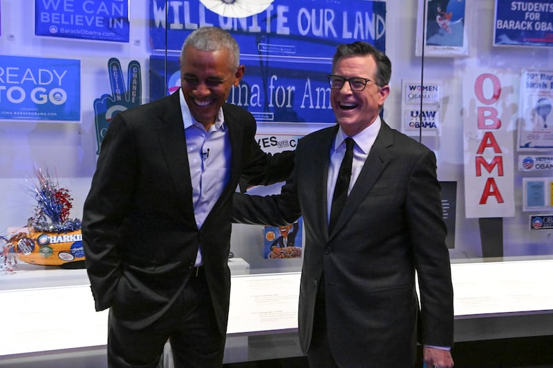 President Barack Obama joined Stephen Colbert on the last stretch of 'The Late Show."