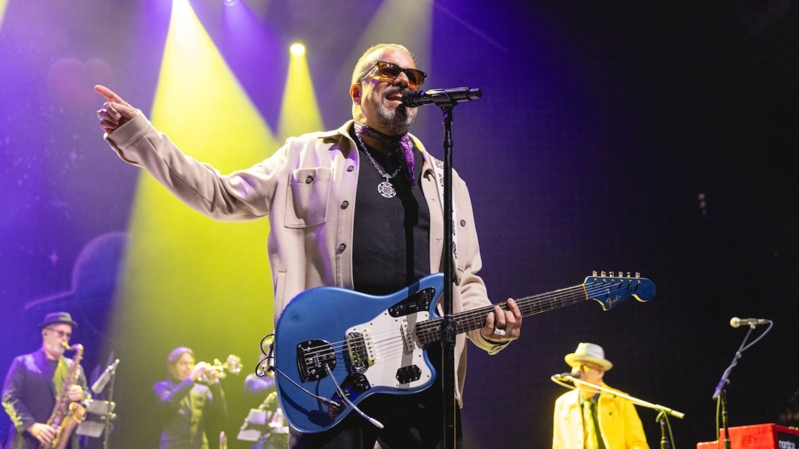 Country music star Raul Malo performs in Austin, Texas.