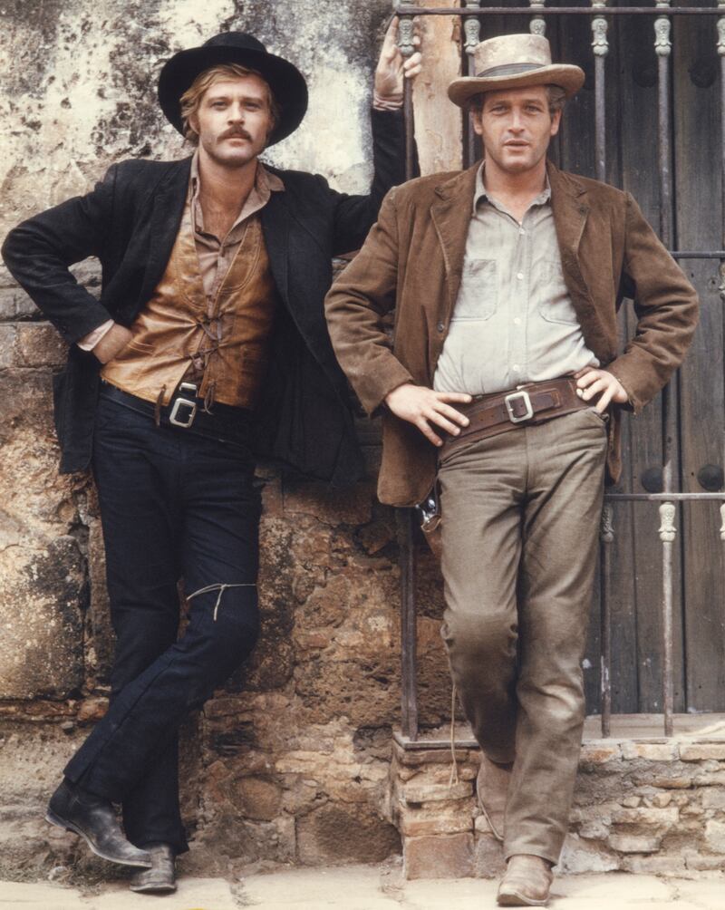 Robert Redford and Paul Newman in 'Butch Cassidy and the Sundance Kid' in 1969.