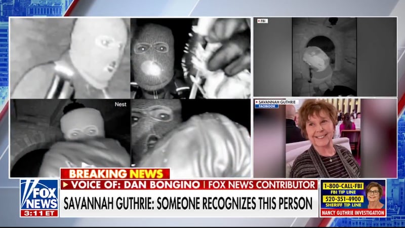The majority of Fox News's daytime programming on Wednesday focused on the case of Nancy Guthrie's kidnapping.