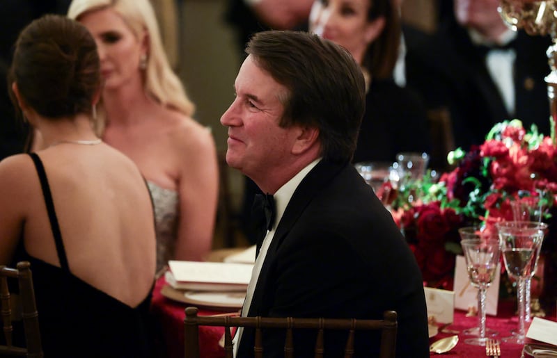 Brett Kavanaugh at the state dinner