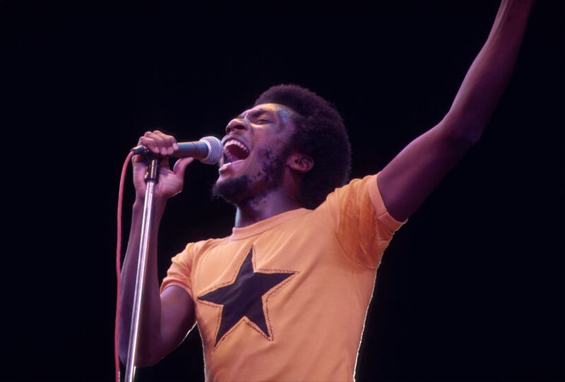 Jimmy Cliff performs at Riviera '76 Jazz Festival circa 1976 in Le Castellet, France.