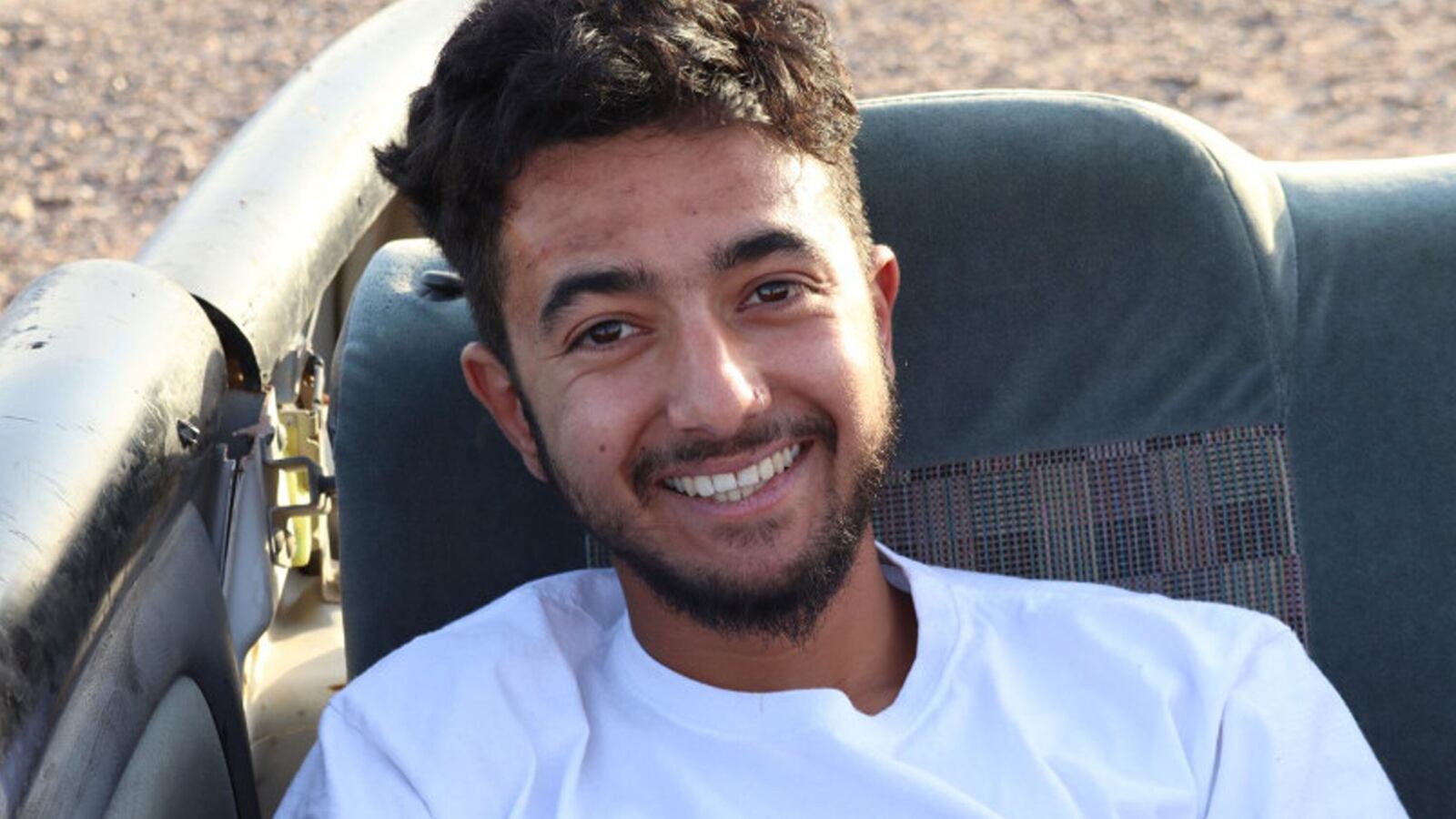 An image of Israeli-American hostage Hersh Golberg-Polin.