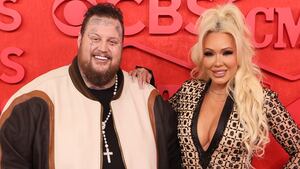 AUSTIN, TEXAS - APRIL 07: Jelly Roll and Bunnie XO attend the 2024 CMT Music Awards at Moody Center on April 07, 2024 in Austin, Texas. (Photo by Taylor Hill/WireImage)