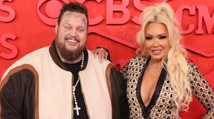 AUSTIN, TEXAS - APRIL 07: Jelly Roll and Bunnie XO attend the 2024 CMT Music Awards at Moody Center on April 07, 2024 in Austin, Texas. (Photo by Taylor Hill/WireImage)