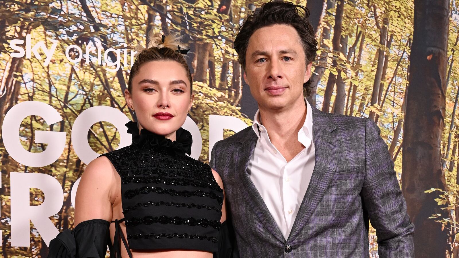 Florence Pugh and Zach Braff arrive at the "A Good Person"