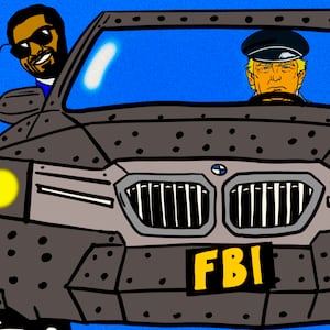 Donald Trump, Kash Patel photo illustration