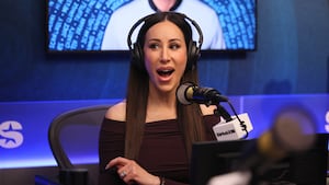 Angie Katsanevas visits "Jeff Lewis Live" at SiriusXM Studios on January 13, 2026