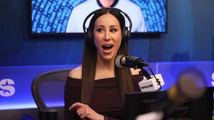 Angie Katsanevas visits "Jeff Lewis Live" at SiriusXM Studios on January 13, 2026