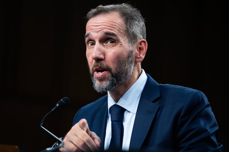 Former special counsel Jack Smith was accused by Sen. Eric Schmitt in a hearing on September 29 of being in Atlanta in February 2024 and perjuring himself, but Schmitt had mixed up basketball teams and the game was Iowa playing in Maryland.