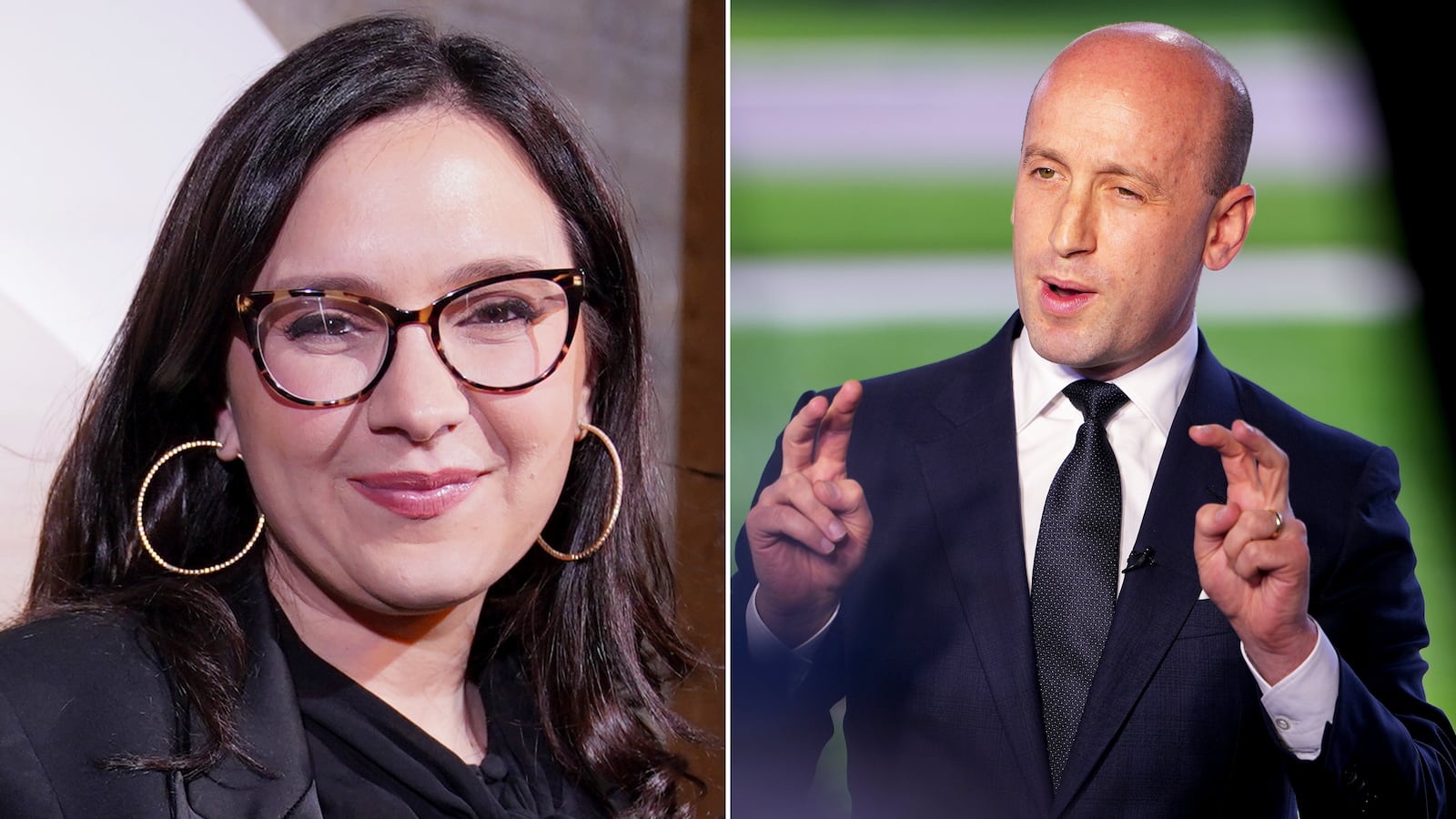 Bari Weiss, Stephen Miller