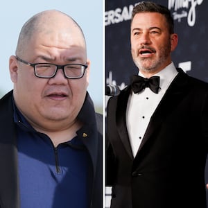 Steven Cheung and Jimmy Kimmel
