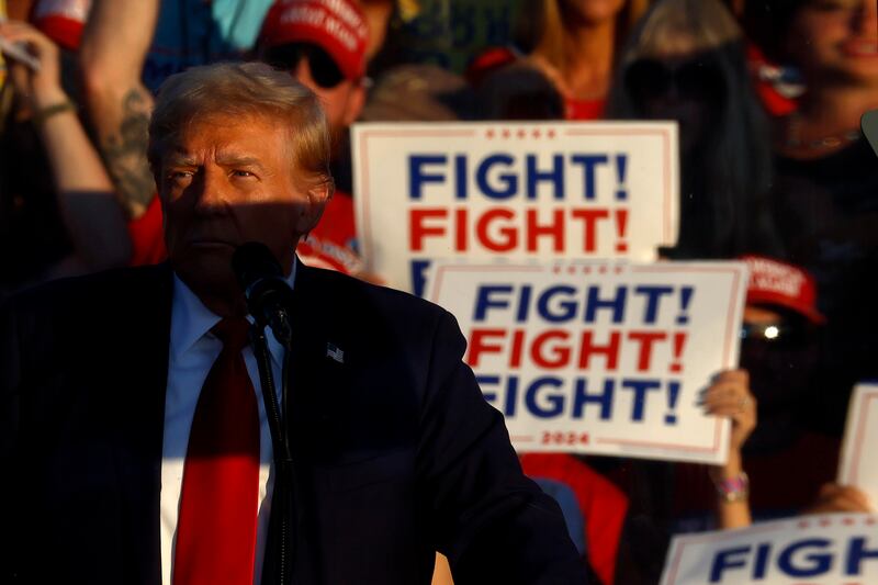 Trump returned Butler months after a gunman made an attempt on his life. Photo by Kevin Dietsch/Getty Images.