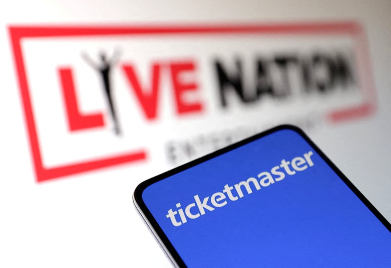 Live Nation Entertainment and Ticketmaster logos