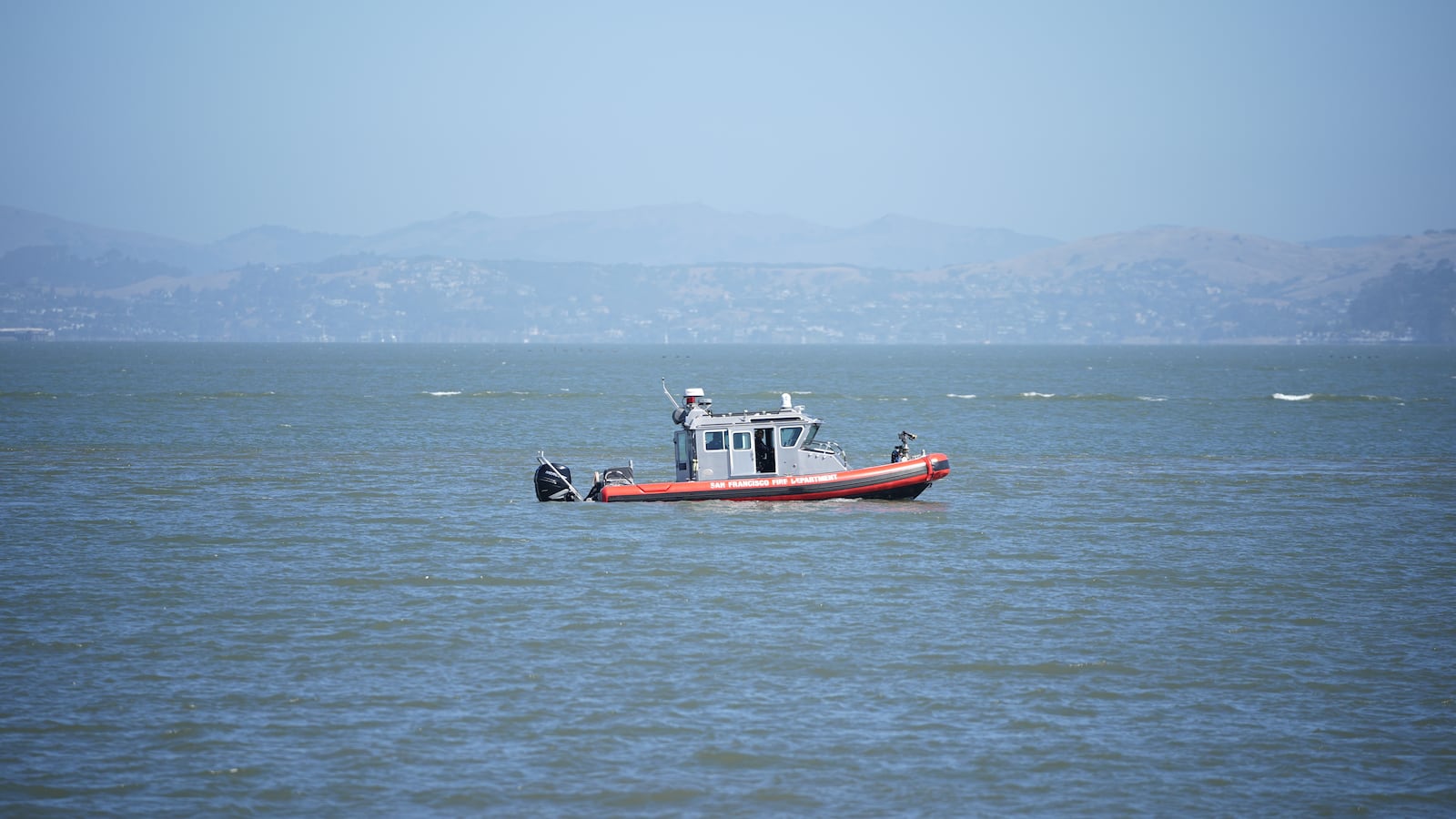 U.S. Coast Guard boat on July 15, 2026 in San Francisco, California.