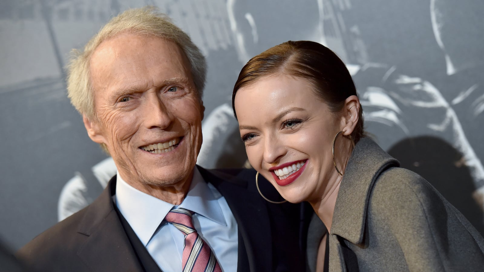 Director Clint Eastwood and daughter Francesca Eastwood attend the premiere of 'The 15:17 To Paris' at Warner Bros. Studios on February 5, 2018 in Burbank, California.