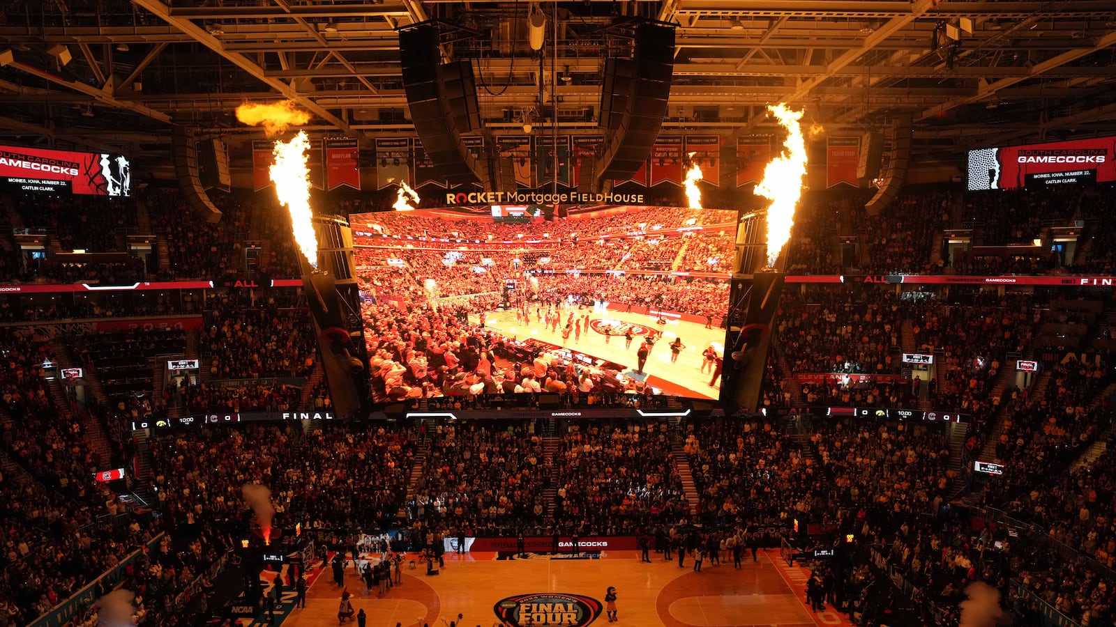 The women’s NCAA final got better TV ratings than the men’s championship game for the first time.