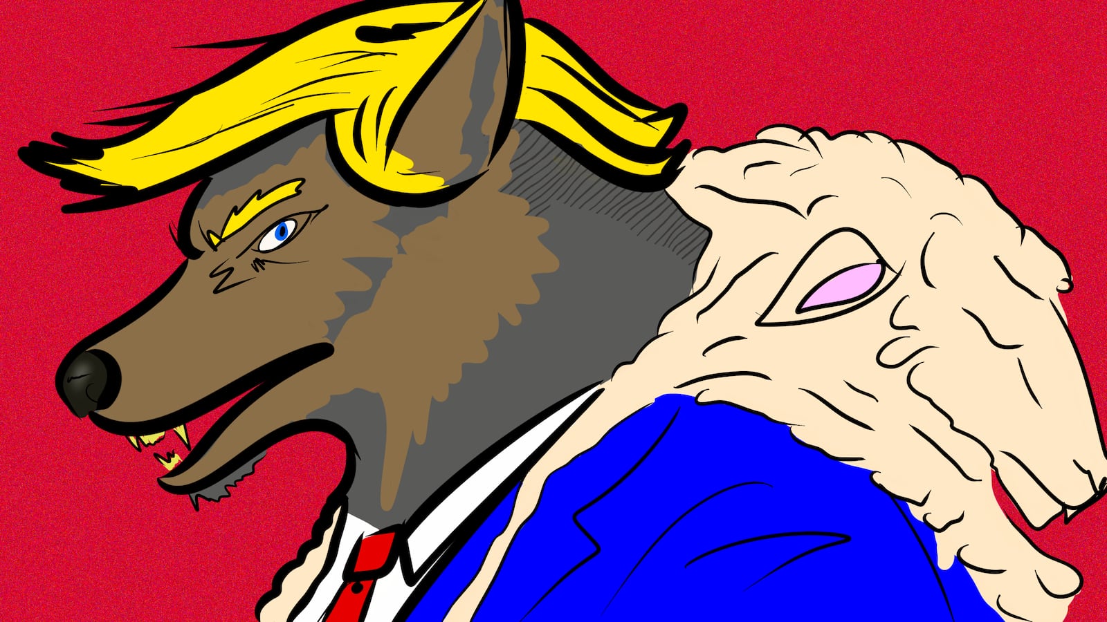 Donald Trump photo illustration