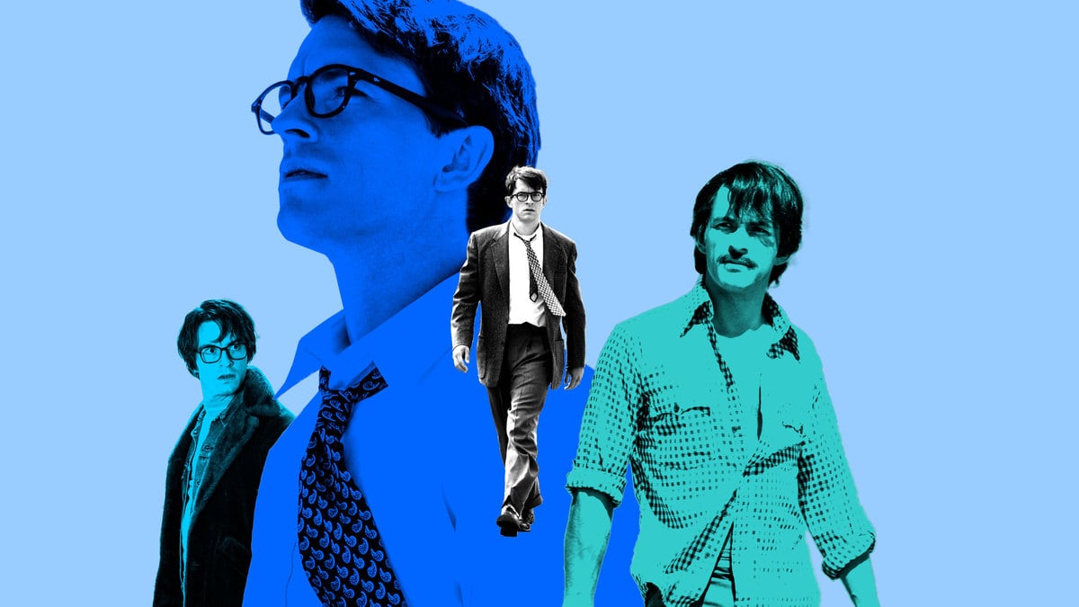 A photo collage of Jonathan Bailey in ‘Fellow Travelers’