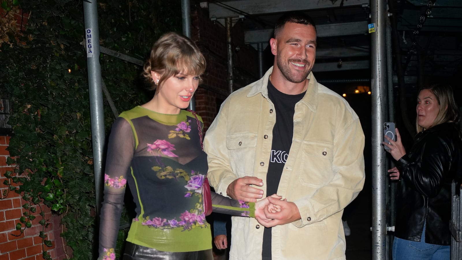 Taylor Swift and Travis Kelce