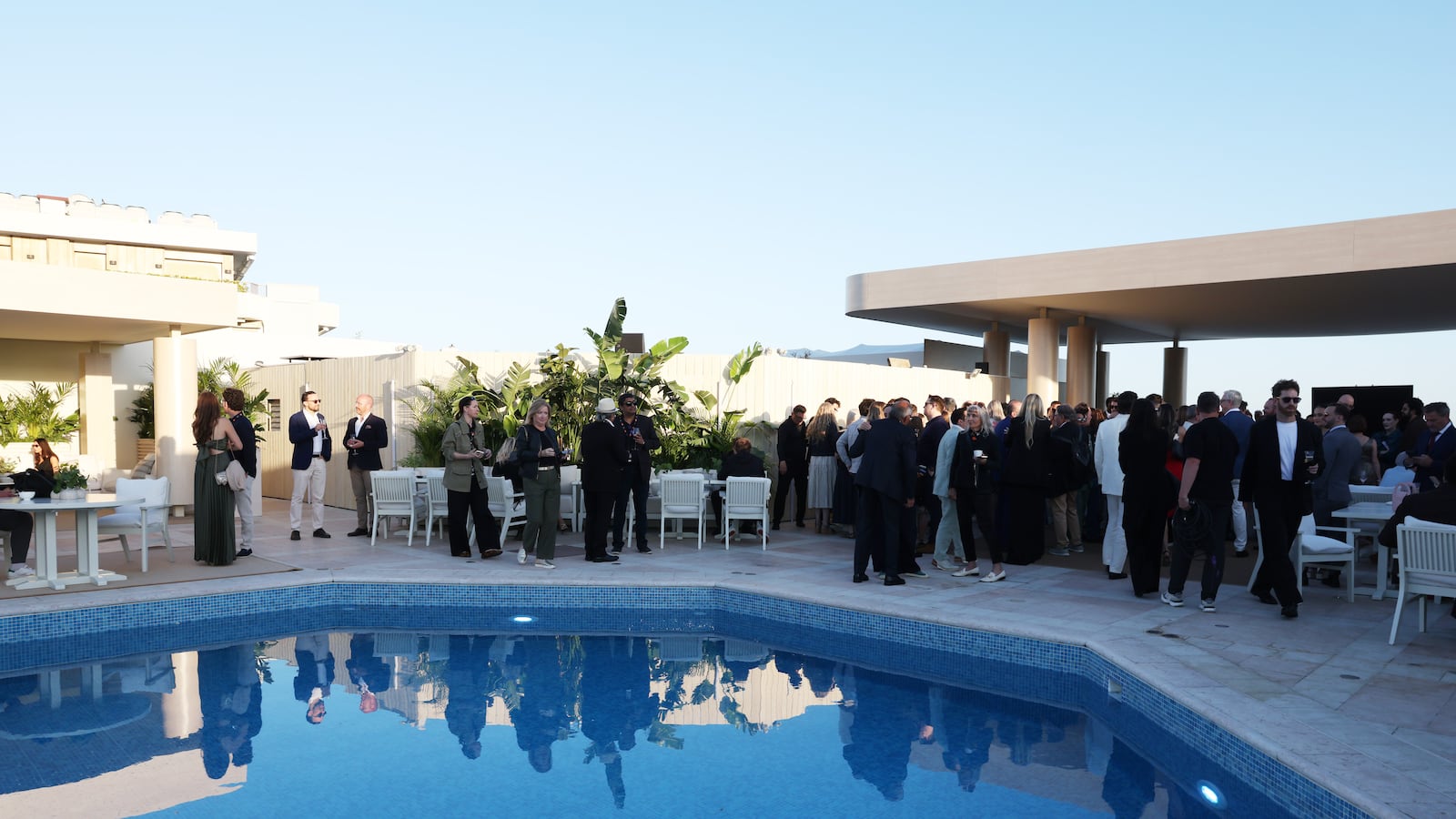 Atmosphere at the Variety Welcome to Cannes Party honoring Thierry Frémaux held at La Terrasse Albane on May 13, 2026 in Cannes, France. (Photo by Marina Rodriguez/Variety via Getty Images)